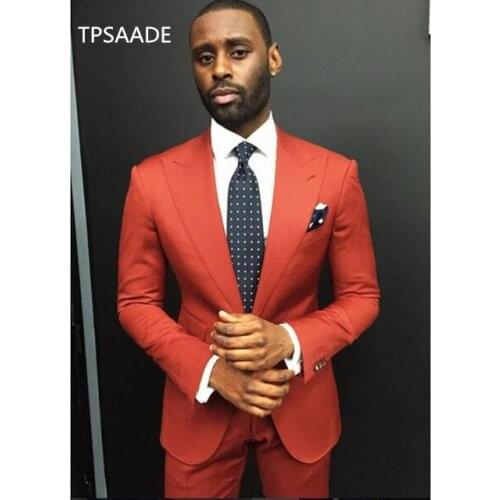 Custom Made Slim Fit Mens suit Designs Mens Blazer Slim Fit Suit Men Wedding Tuxedos Fashion Male Suits (Jacket+Pants)