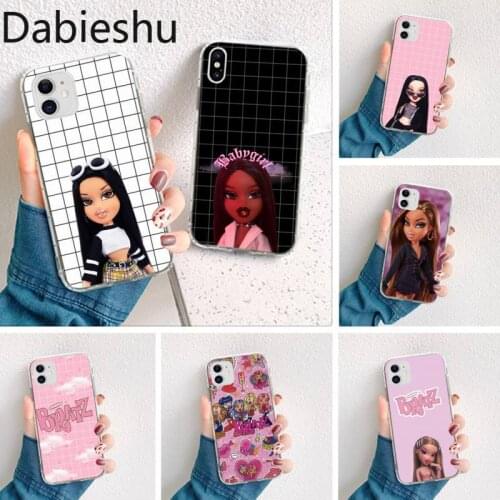 Lovely Doll Bratz Soft black Phone Case for iPhone 11 pro XS MAX 8 7 6 6S Plus X 5S SE 2020 XR cover