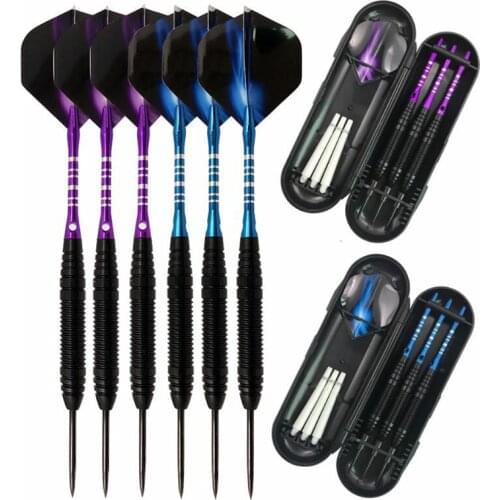 3pcs Darts Professional 23 Gram Soft Game Electronic Darts Needle Professional Fly Box Set Outdoor Activities Darts Black Iron