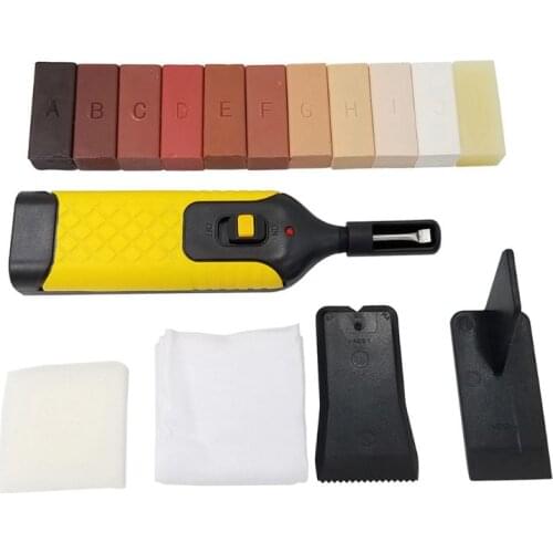 Laminate Repairing Kit Wax System Floor Worktop Sturdy Casing Chips Scratches Mending Tool