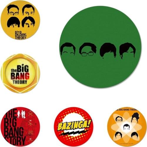New Arrival The Big Bang Theory Icons Pins Badge Decoration Brooches Metal Badges For Clothes Backpack Decoration