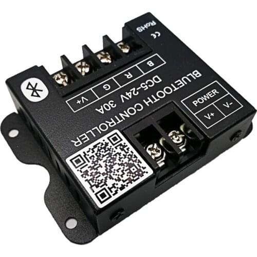 New 30A LED Dimmer Bluetooth Dimming 12V 24V 720W Max Big Power For Led Single Strip Switch Electric Shock Cover Light Regulator