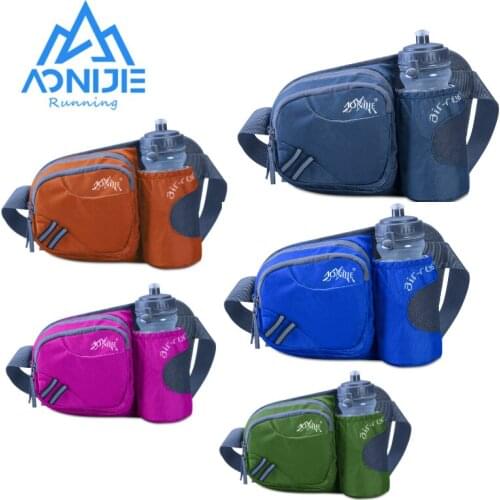 AONIJIE E809 Hydration Fanny Pack Waist Bag Bum Bag Running Belt Water Bottle Holder Jogging Marathon Race Fitness Gym Travel