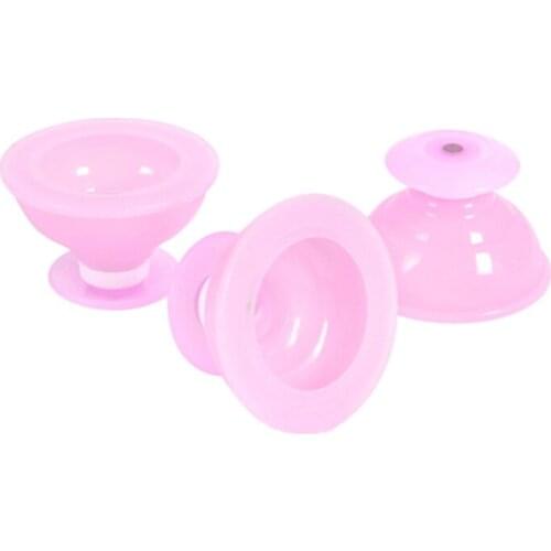Health Care Tools Soft Silicone Portable Self Adhesive Cupping Helper Cups Anti Cellulite Body Massage Vacuum