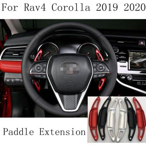 For TOYOTA Rav4 Corolla 2019 2020 Aluminum alloy Steering Wheel Shift Paddle Extension