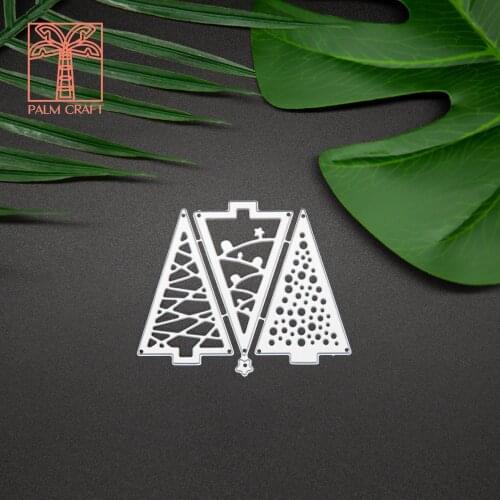 Christmas trees metal die cutting dies 2020 DIY die cutter for Scrapbooking & Stamping greeting Card making Crafts Stencil