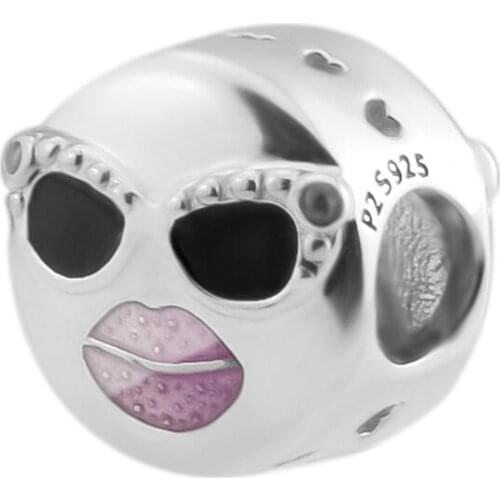 DIY Beads Charms Silver 925 Original Bracelet Sterling-Silver-Jewelry Stay Cool Bead FOR jewelry Berloque Perles