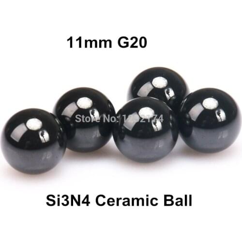 11mm Silicon Nitride Ceramic Ball Si3N4 G5 10PCS/Lot used in Bearing,Pump,Valve ball,linear slider11mm ceramic ball
