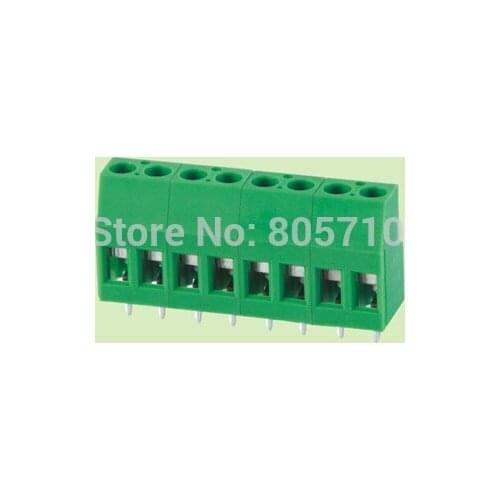 129R-5.08-2P PCB Screw Terminal Block 5.08mm Pitch 2P Straight 180D 100pcs/lot Free Shipping