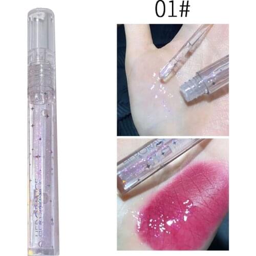 4-color Moisturizing Translucent Lip Gloss Jelly Glass Liquid Lipstick Moisturizing And Shining Superimposed On Lip Makeup TSLM1