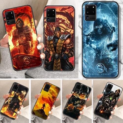 Mortal Kombat Game Phone case For Samsung Galaxy Note 4 8 9 10 20 S8 S9 S10 S10E S20 Plus UITRA Ultra black pretty waterproof