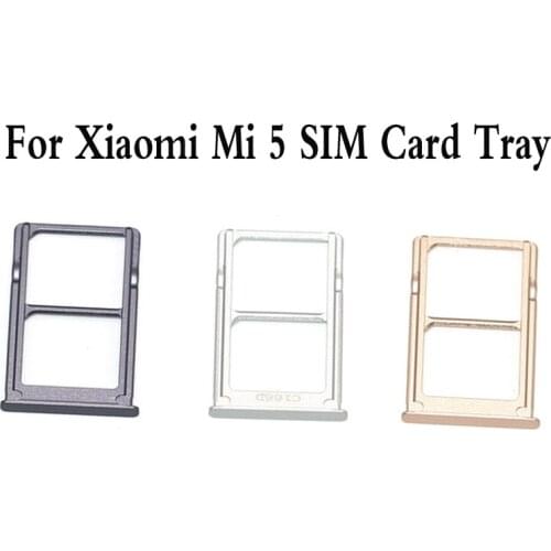 SIM Card Tray Holder Micro SD Card Slot Adapter for Xiaomi Mi 5 replacement phone small parts