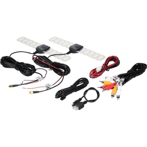 Dvb t2 box digital Tv receiver with two tuner/antenna for car high speed Strong Signal Receiver for Car Monitor dvb-t2