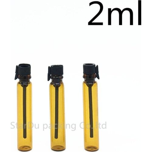 2ml amber bottles Glass Perfume Bottle,2CC Mini Tester Glass Perfume Vials 50pcs/lot