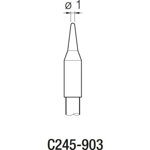 JBC C245903 741 lead free soldering iron bits C245741 with T245-A welding handle