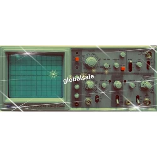 LONGWEI L-50100 100MHz Analog oscilloscope / low cost oscilloscope / lab equipment / Dual Channel Osciloscope