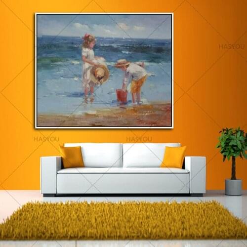 Fashion wall art canvas oil painting handpainted canvas Oil Painting wall picture for Living Room kids room decortion no frame