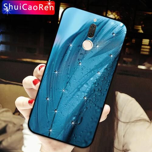 Luxury Rhinestone Case For Huawei Mate 9 Pro 10 Lite P10 Plus Bling Diamond Black Cover For Huawei Nova 2i 2 3 3i 3E 4 4E