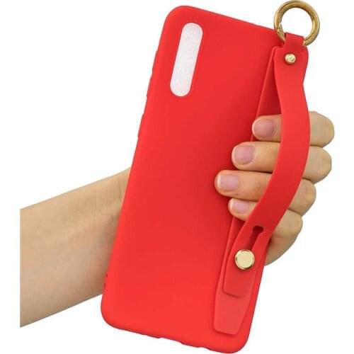 Wrist Strap Hand Band silicone case For Samsung A50 A70 A60 A40 A80 A10 A30 M10 M20 M30 S8 S9 S10 Plus Note 8 9 S6 S7 Edge S10e