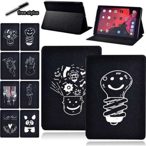 Tablet Case for Apple IPad Air 2/3/4/1/Ipad 8/IPad Mini 4/5/1/2/3/iPad Pro 11/IPad 2/3/4/ IPad Pro Anti-Dust Cover Case + Stylus