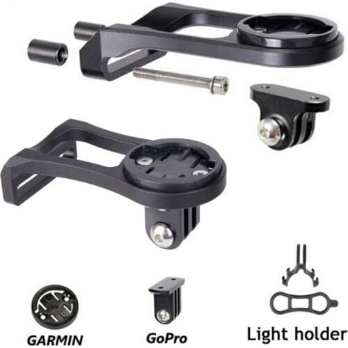 Wiel Bicycle Out Front Bike Computer Mount Outdoor MTB Holder For IGPSPORT Garmin Edge 1000/820/810/500/520/510/200 GPS
