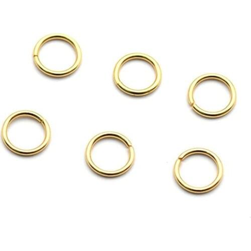 Stainless Steel Closed Ring Flat Mouth Ring Jump Ring DIY Metal Ring Ring Aberdeen DIY Accessories Bracelet Connecting Ring