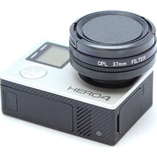 Gopro Hero 4 3 3+ CPL protection glass Ring 37 mmCPL mirror polarizer filters