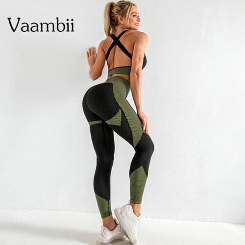 Womens Sports Outfit Exercise Clothing For Women Tracksuit Sports Set Bra Seamless Fitness Suit Matching Sets Woman Outfits