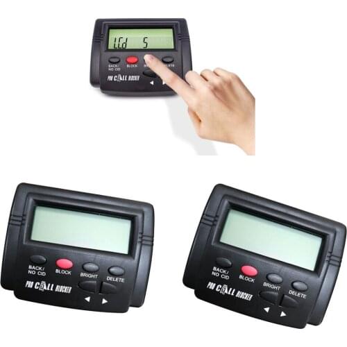 2pcs Multifunction Call Blocker W/ Call ID Display 1500 Numbers Capacity