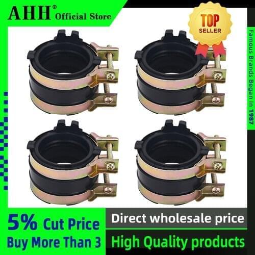 4PCS Carburetor install Adapter Interface Carburetter Manifold Intake Pipe Connector Glue For Honda CBR400 MC23 CBR400RR NC23