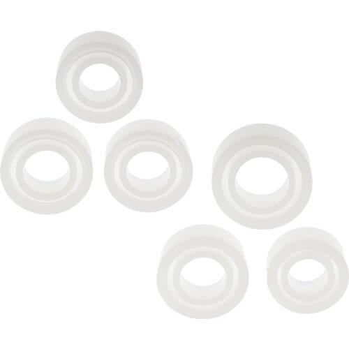 6 Pieces Clear Silicone Ring Mold DIY Mould Tool Making Findings Project