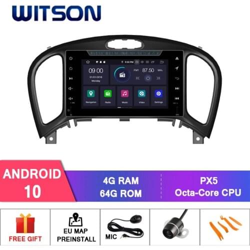 WITSON Android 10.0 car navigation system for NISSAN JUKE 2012-2017 Car Multimedia Player Stereo AutoAudio GPS Navigation DVD