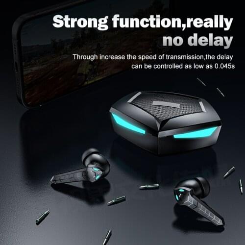 Wireless Bluetooth Earphones Radio Race Headset 45ms Game Special Headphones for IPhone Xiaomi Huawei Smartphones
