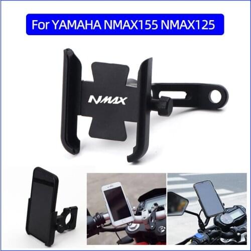 For YAMAHA NMAX155 NMAX125 NMAX 155 125 Universal Motorcycle Accessories handlebar Mobile Phone Holder GPS stand bracket