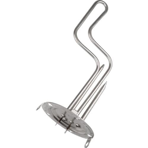 Isuotuo 124mm Cap Electric Heating Element for Water Heater,Dual probe Tubular Heater Element for Kitchen Accessories 1500W 220V