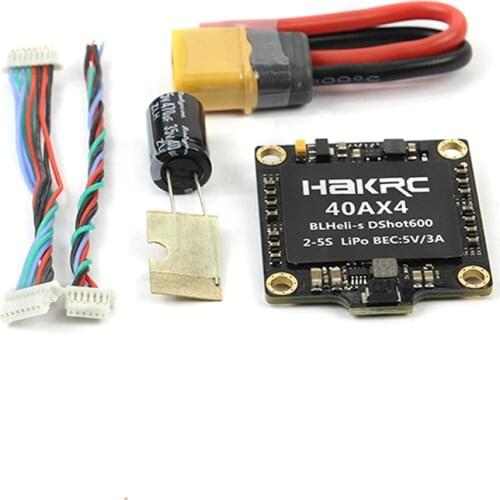 HAKRC 15A/20A/30A/40A/50A 4In1 50A 3-6S BLHeli_32 5V 3A BEC Dshot1200 Mini Size ESC for DIY Quadcopter FPV Racing Drone
