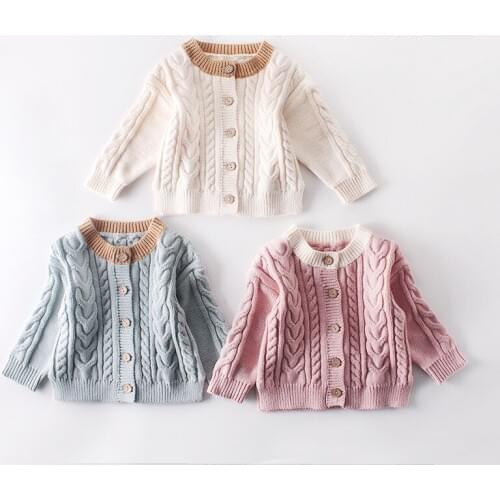 Ins HOT SALE Kids Girls Knit Cardigan