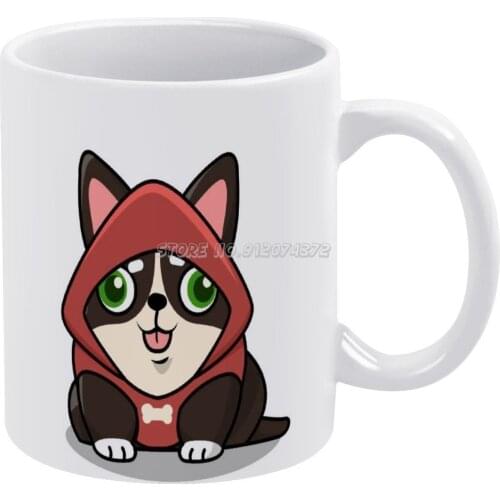 Crypto Puppy Ewok Coffee Mugs 330ml Creative Travel Mug and Cup Office Drinkware Mugs Tazza Tron Crypto Fun Cuty Puppy Gerra Of