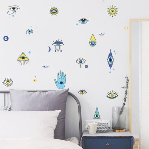 Creative Eyes Wall Stickers Furniture Stickers Home Decor Living Room Wall Decoration Bedroom Mural Wallpaper Self Adhesive Art