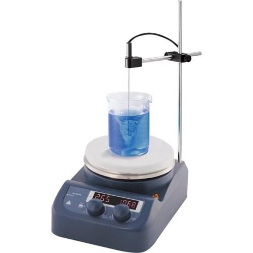 MS-H280-Pro Laboratory Mini Capacity 3L Stainless Steel With Double LED Digital Ceramic Coated Plate Hotplate Magnetic Stirrer