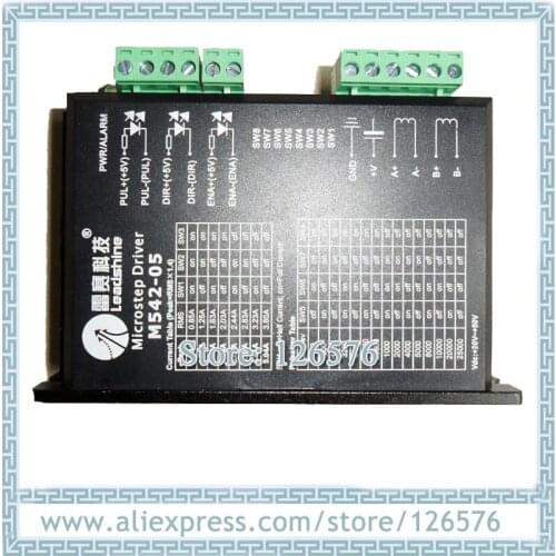 Leadshine M542-05 CNC Stepper Motor Driver 1.0A-5.0A 20-50VDC Work for 42/57 step motor