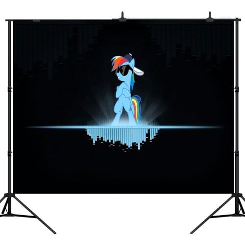 Lyavshi Unicorn Backdrop for Photography Birthday Party Photo Background Newborn Baby Cool Dance Backdrops Studio Supplies Props