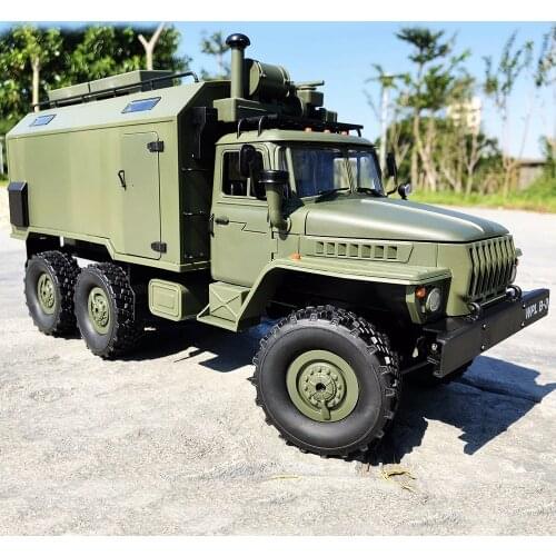 WPL B36 Ural 1/16 1:16 2.4G 6WD RC Car Military Truck Rock Crawler Command Communication Vehicle RTR Auto Army Trucks Toys