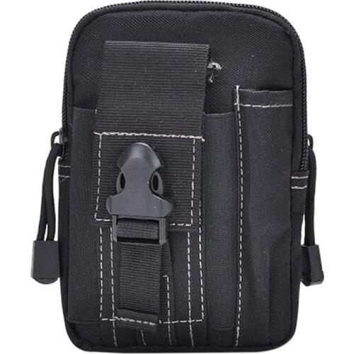 Molle Tactical Pouch Outdoor Backpack Belt Vest Pouch Hunting Accessories Mobile Phone Holder Wearing Belt Running Waist Pack