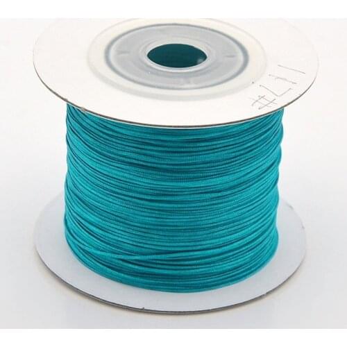 Nylon Thread, Cyan, 0.4mm; about 100m/roll