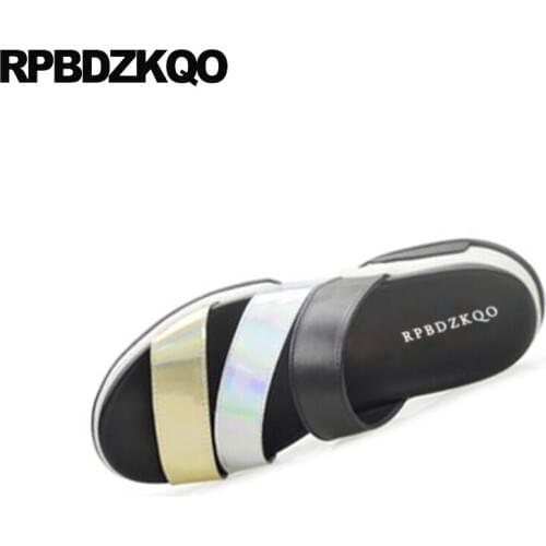 Native summer large size slippers shoes outdoor men gladiator sandals slides 2019 45 high quality roman genuine leather plus