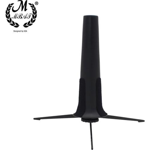 M MBAT Saxophone Stand Shelf Foldable Tripod Holder Soprano Sax Rack Saxophone Accessories Woodwind Musical Instrument Stand