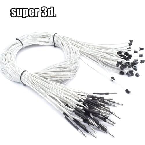 1PC NTC100K Thermistor with 100cm/200cm New arrival Cable length for 3D Printer