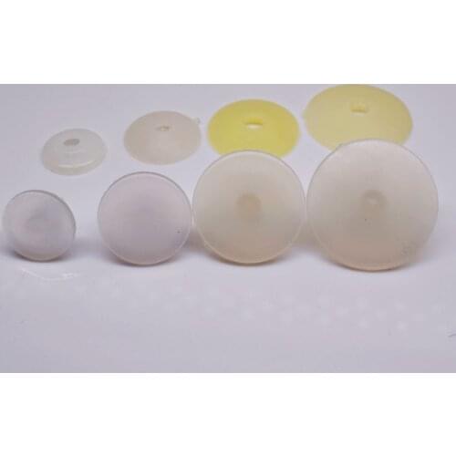 100pcs(50sets) Size15/20/25/30/35/40mm White Plastic Doll Joints Dolls Accessories For Toys Teddy Bear Making DIY Crafts