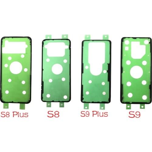 20pcs Waterproof Back Battery Glass Cover Sticker For Samsung Galaxy S8 S9 S10 S20 Plus S10e S7 S7 Edge Note 5 8 9 S20 Ultra